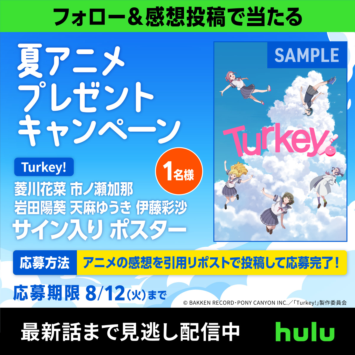TVアニメ「Turkey!」